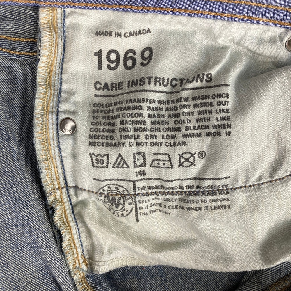 Gap 1969 Real Straight Jeans Womens 31/12r Medium Wash Blue Denim Stretch 34x32 - Picture 14 of 15